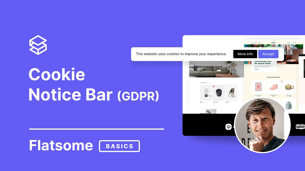 Cookie Notice Bar in Flatsome Theme Tutorial