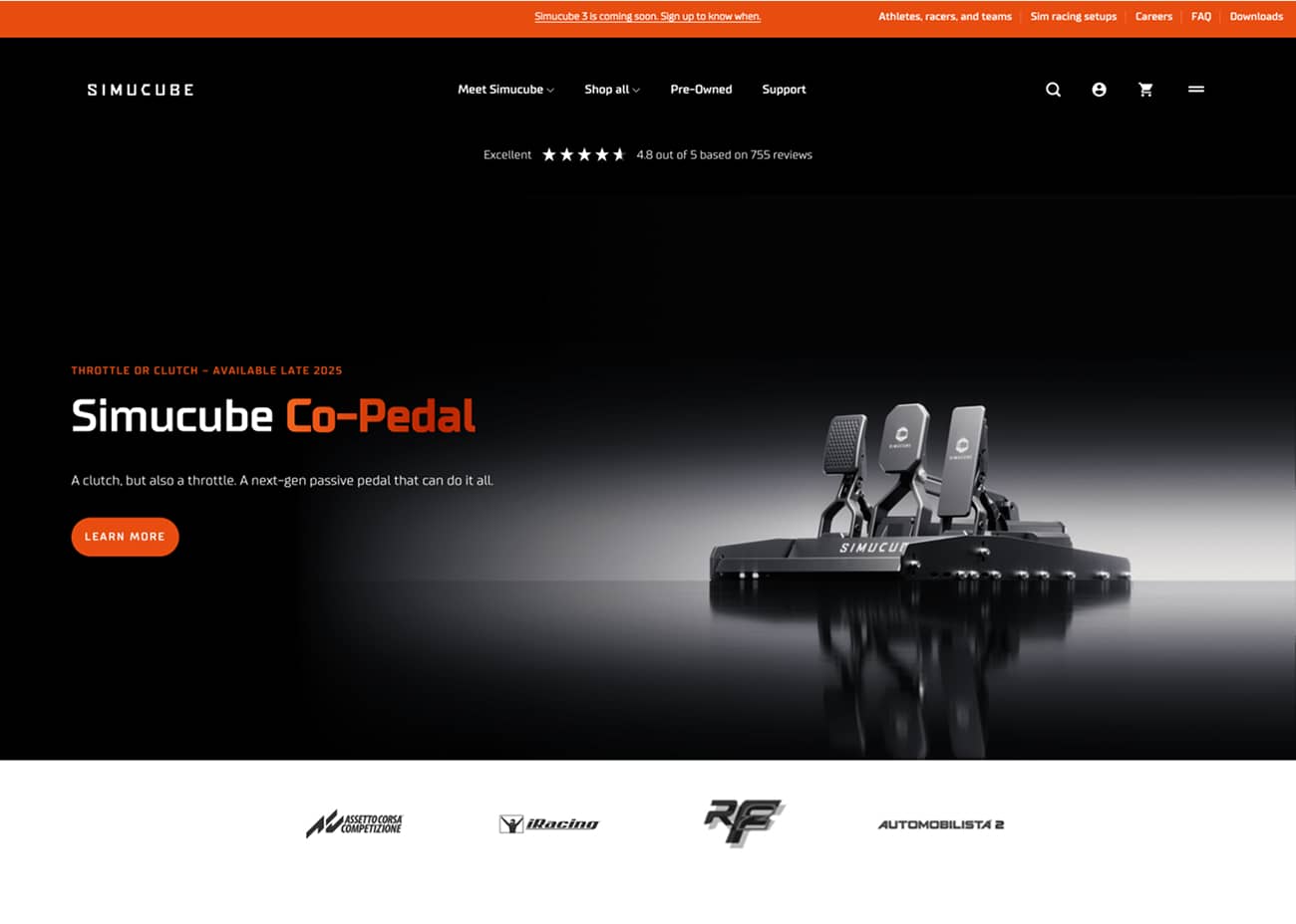 Flatsome webshop example – Simucube