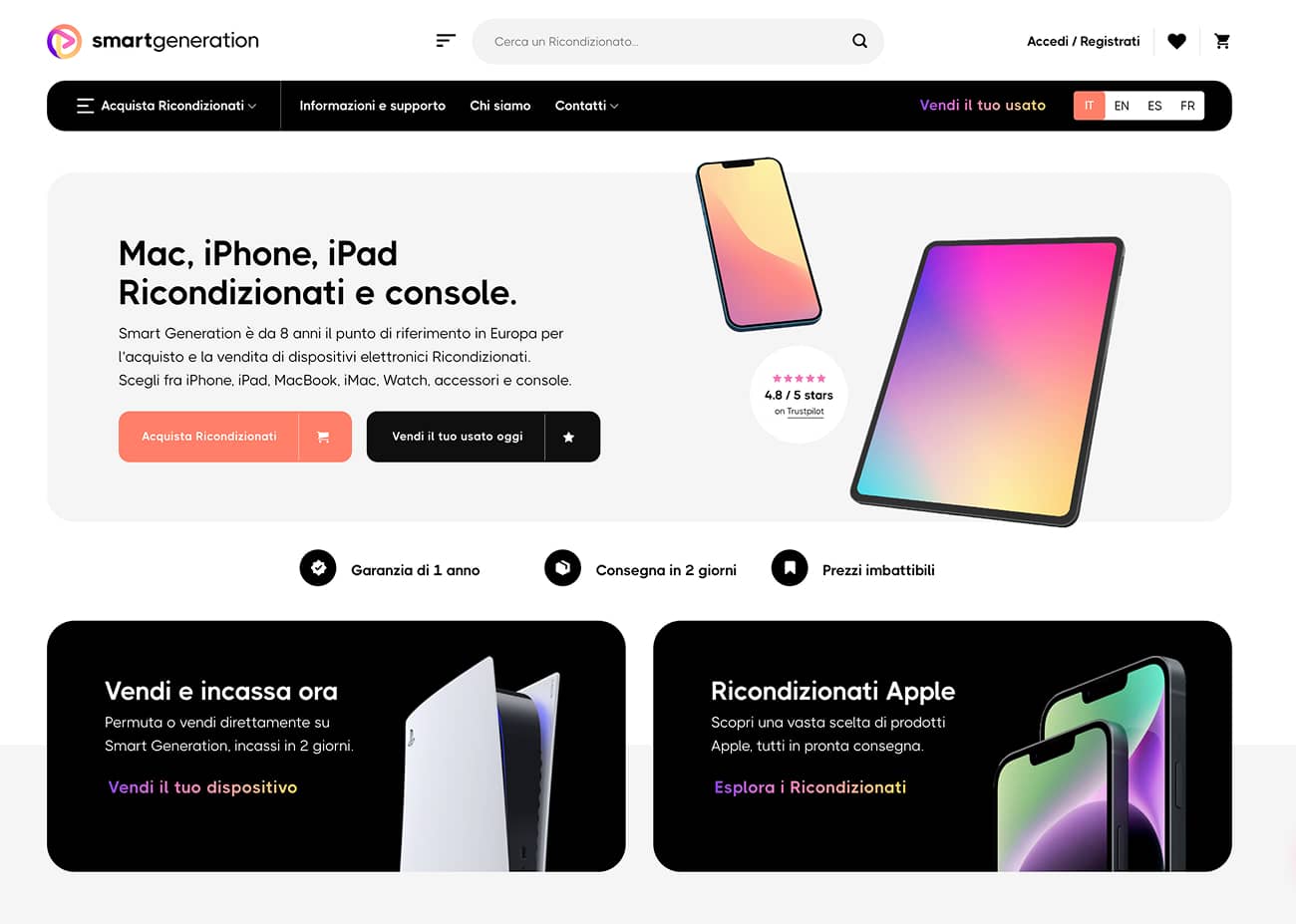 Flatsome webshop example – Smartgeneration